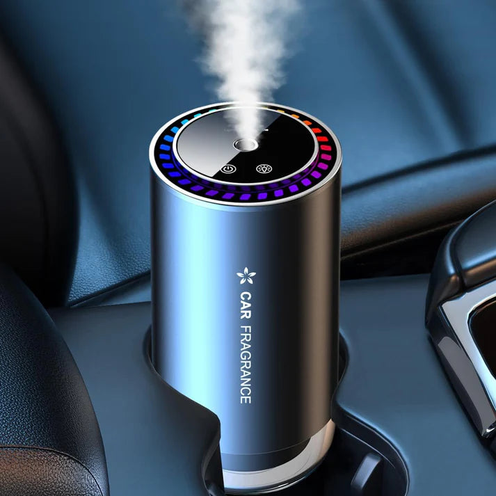 Car Air Purifier & Fragrance Diffuser – Smart LED Aroma Freshener