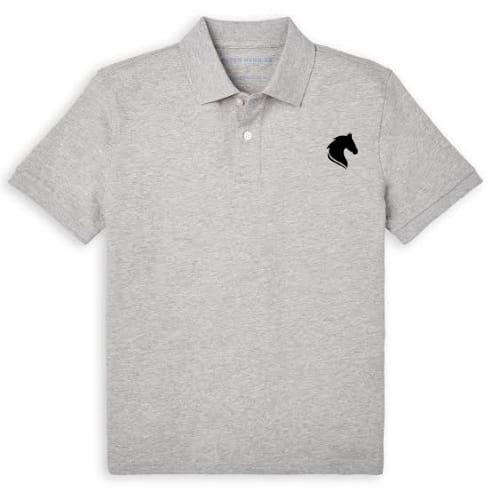 Auranza Heather Grey Polo shirt