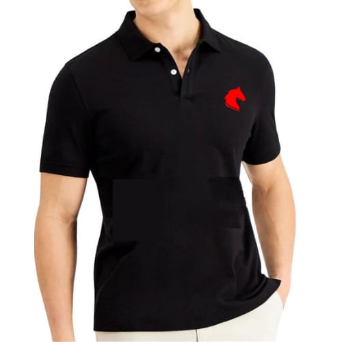 Auranza Black Polo Shirt