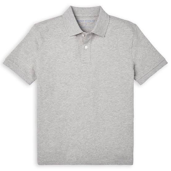 Slim Fit Heather Grey Polo Shirt