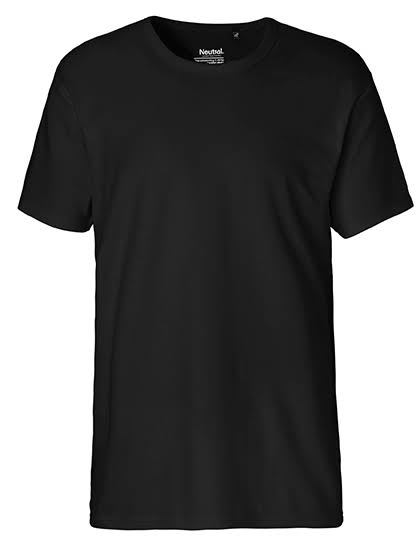 Black Plain Crew neck T-shirt