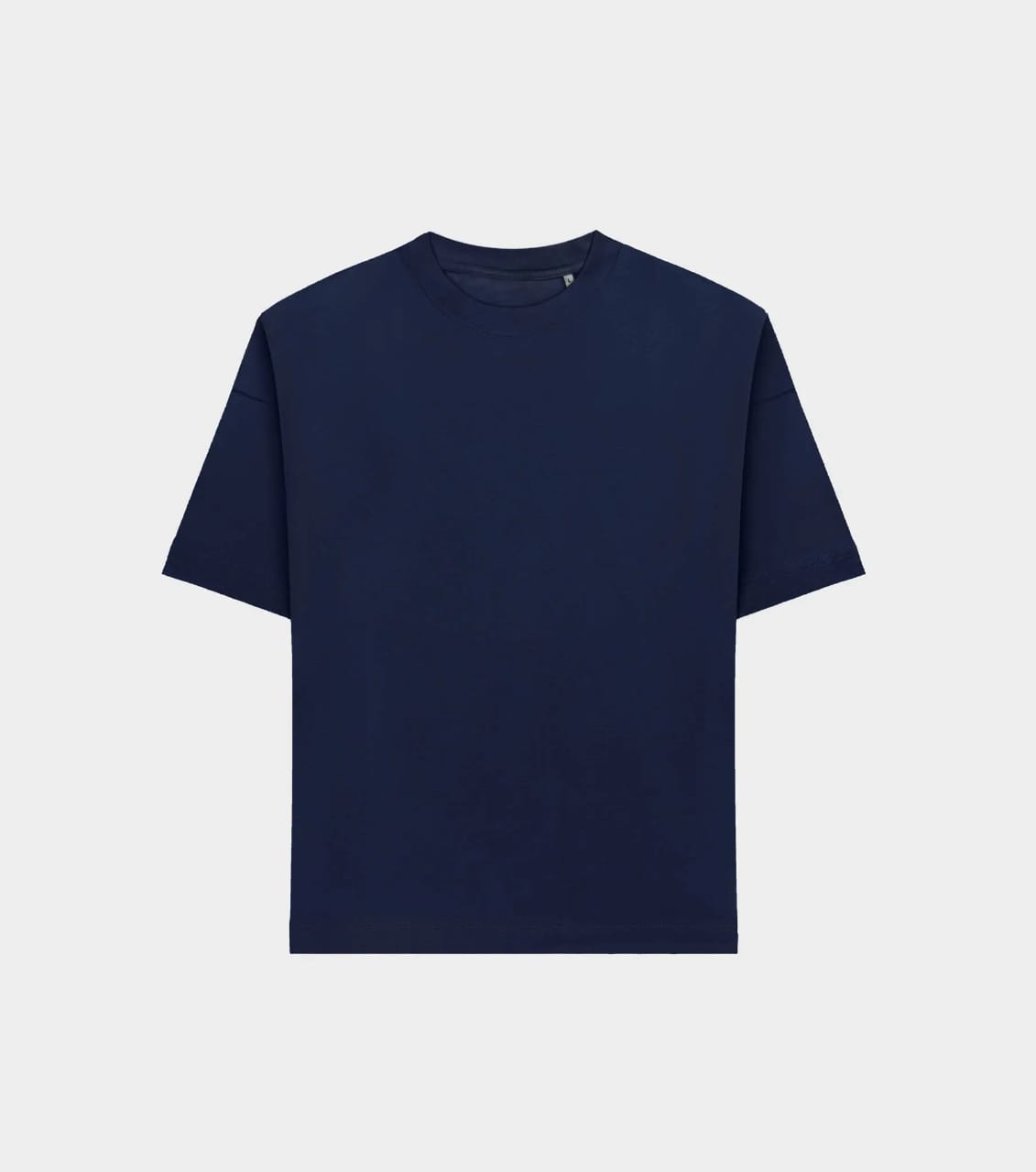 Navy Plain Crew Neck T-shirt