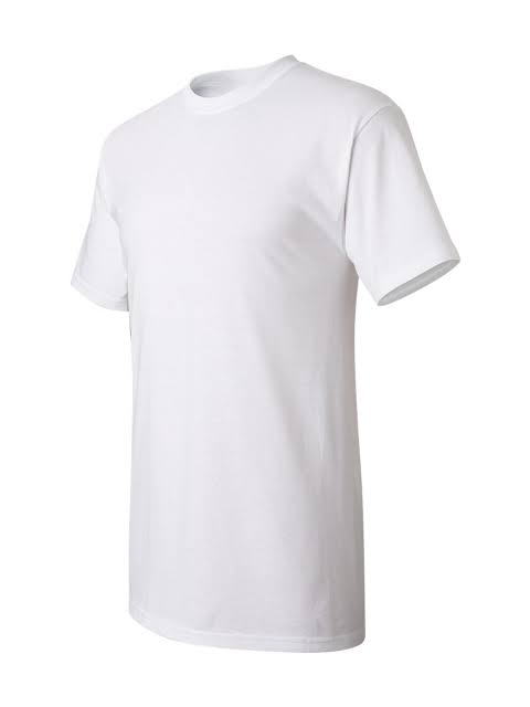 White Plain Crew Neck T-shirt