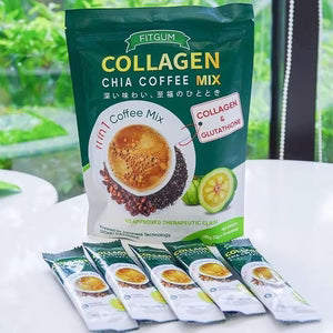 Fitgum - Collagen Chia Coffee Mix (Original) - Auranza Cart
