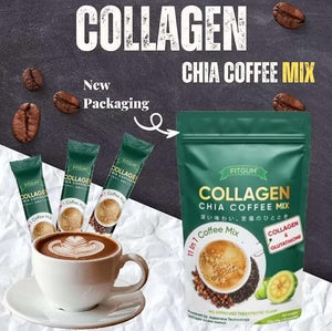 Fitgum - Collagen Chia Coffee Mix (Original) - Auranza Cart