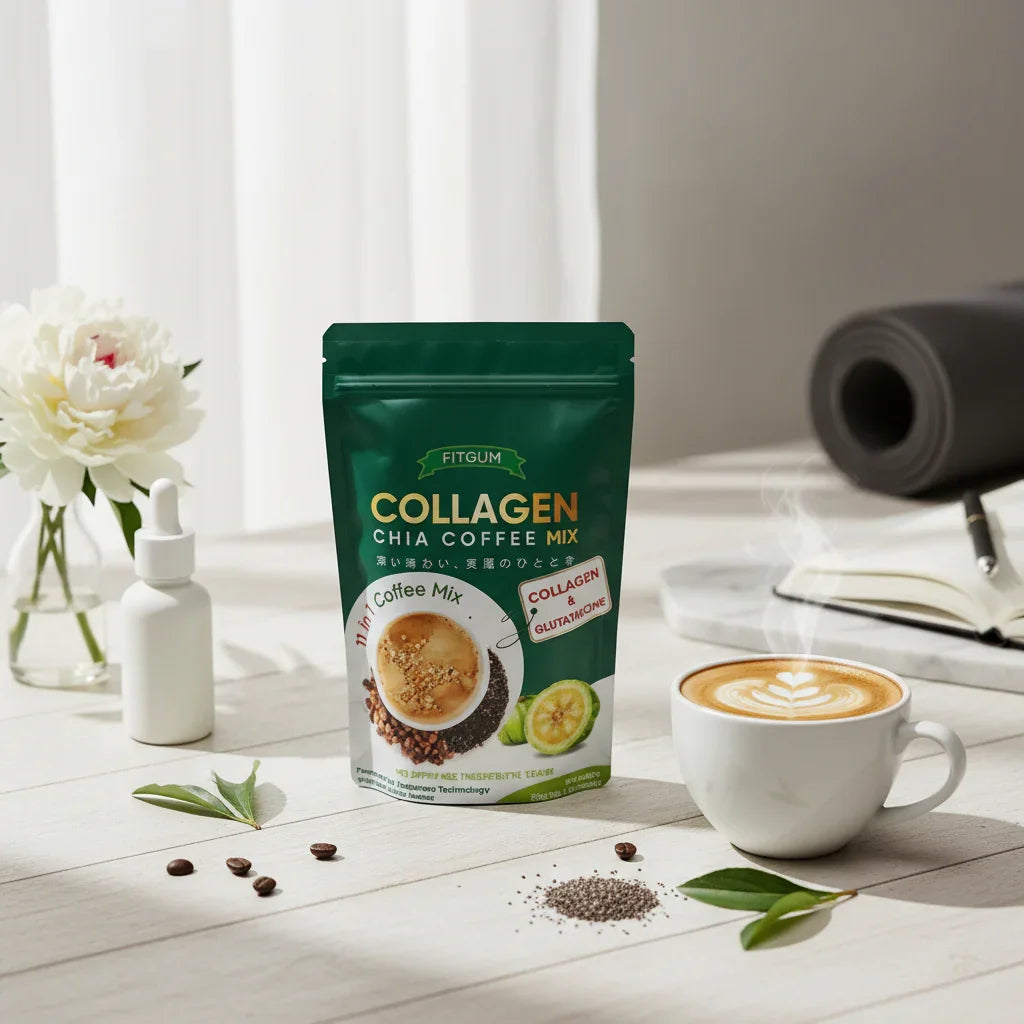 Fitgum Collagen Chia Coffee Mix Product Image
